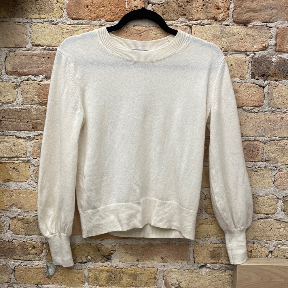Everlane Cream Cashmere Sweater